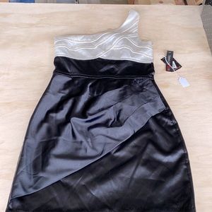 Black and white dress